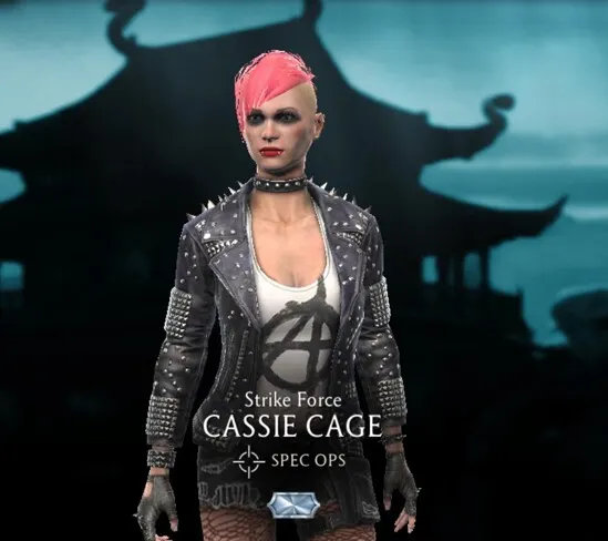Cassie Cage - Strike Force, Diamond character