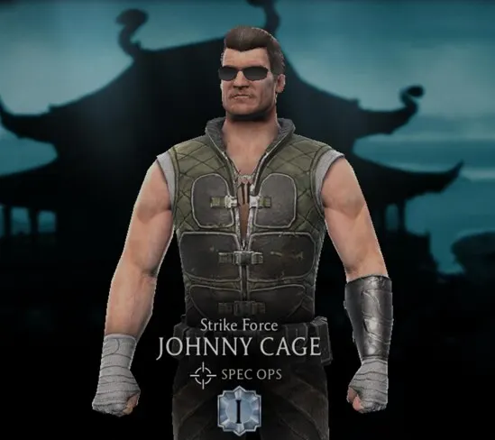 Johnny Cage - Strike Force, Diamond character
