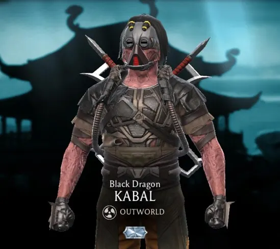 Kabal - Black Dragon, Diamond character, Outworld character, Black Dragon character