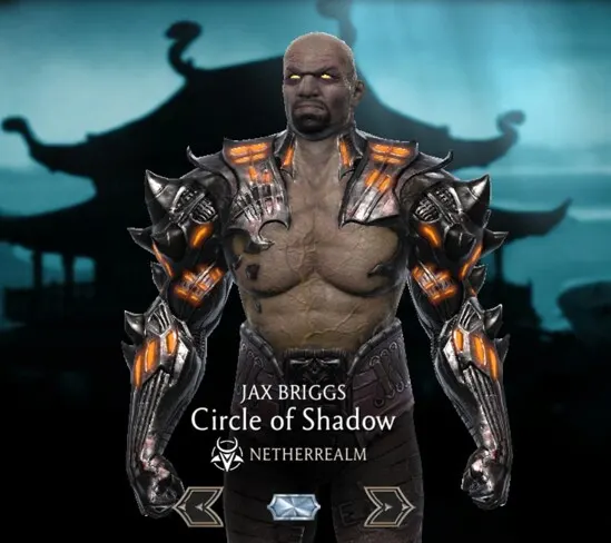 Jax Briggs - Circle of Shadow, Diamond character, Netherrealm character, Circle of Shadow character