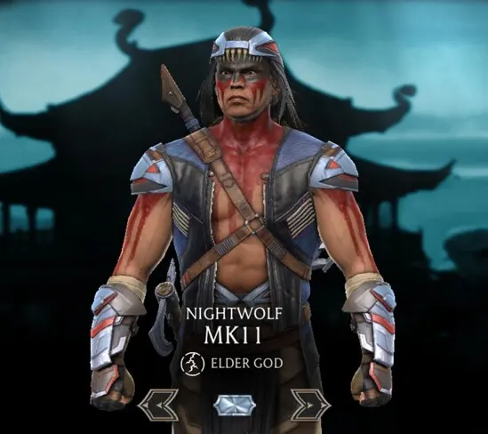Nightwolf - MK11, Diamond character