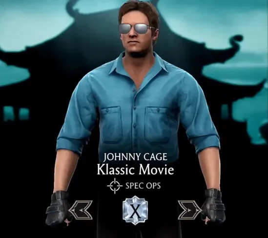 Johnny Cage - Klassic Movie, Diamond character