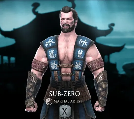 Sub-Zero, Silver Martial Artist   character - MKmobileInfo