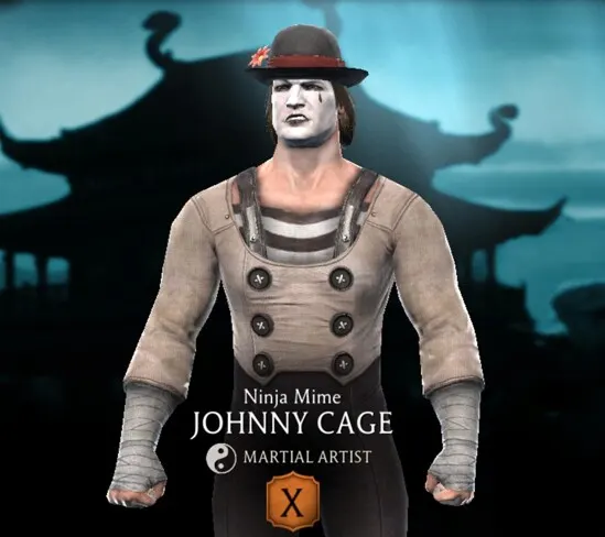 Johnny Cage - Ninja Mime