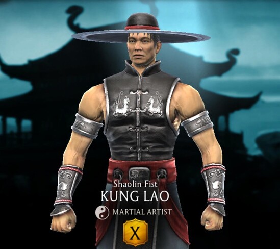 Kung Lao - Shaolin Fist, Gold character