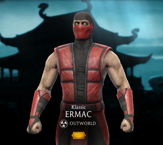 Ermac - Klassic, Gold character