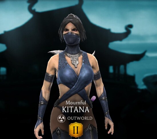Kitana - Mournful, Gold character