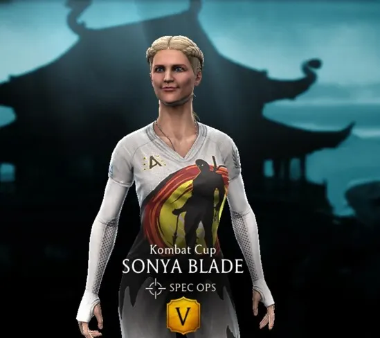 Sonya Blade - Kombat Cup, Gold character