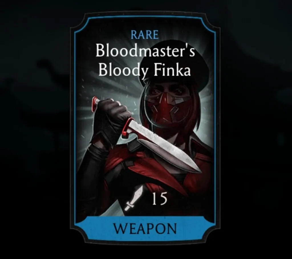Bloodmaster's Bloody Finka, Rare Equipment, Weapon, Kold War - MKmobileInfo