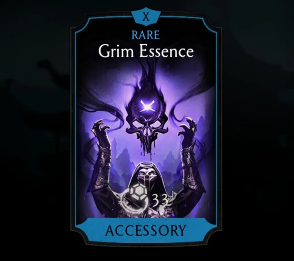 Grim Essence, Rare Equipment, Accessory - MKmobileInfo