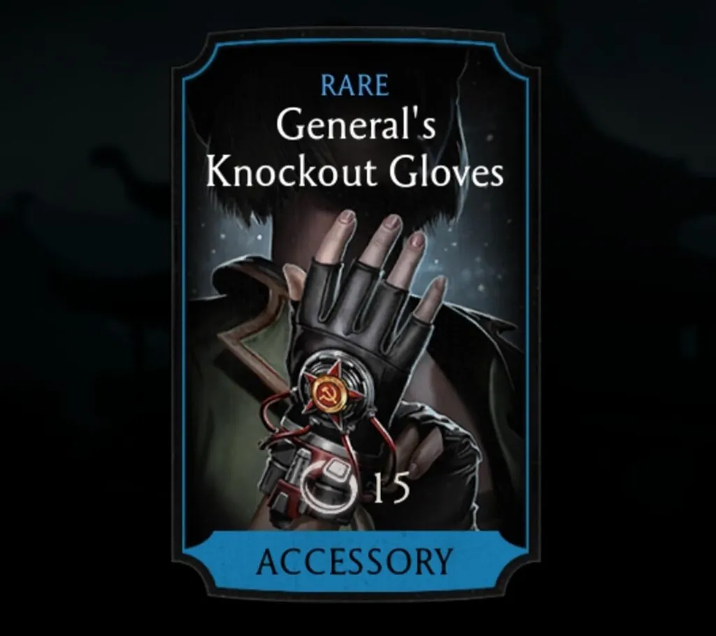General's Knockout Gloves, Rare Equipment, Accessory, Kold War - MKmobileInfo