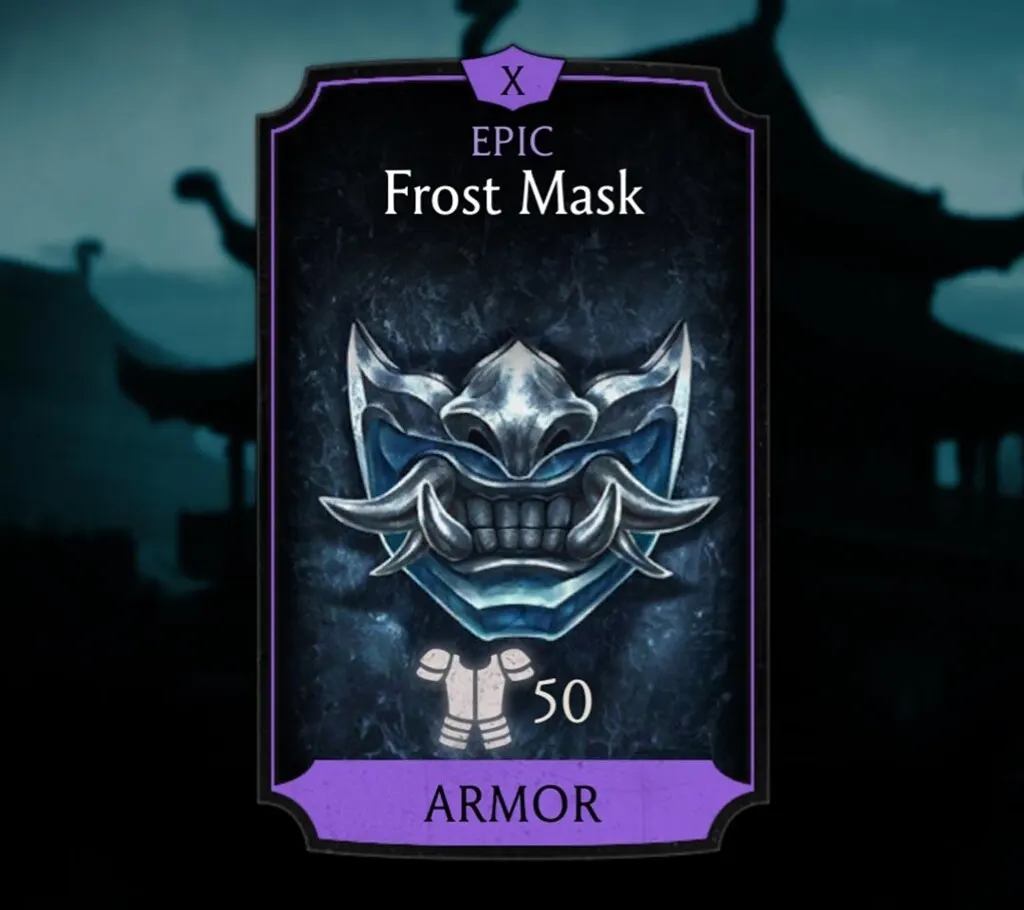 Frost Mask, Epic Equipment, Armor, Lin Kuei - MKmobileInfo