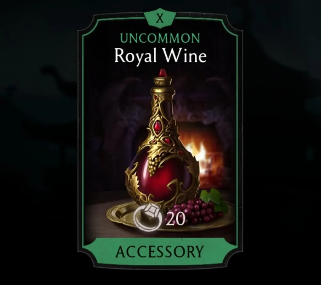 Royal Wine, Uncommon Equipment, Accessory, Edenian Tower - MKmobileInfo