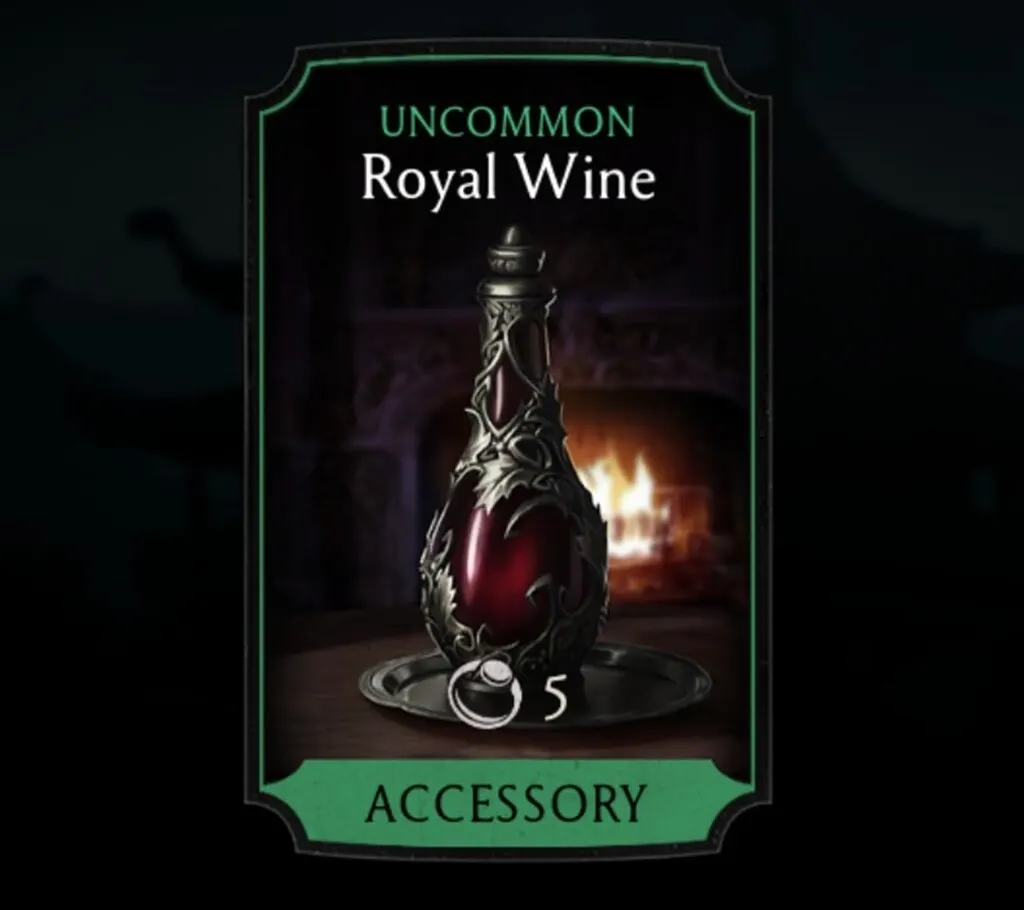 Royal Wine, Uncommon Equipment, Accessory, Edenian Tower - MKmobileInfo