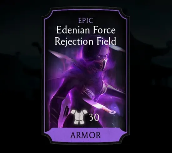 Edenian Force Rejection Field
