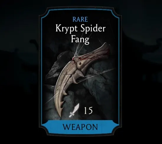 Krypt Spider Fang