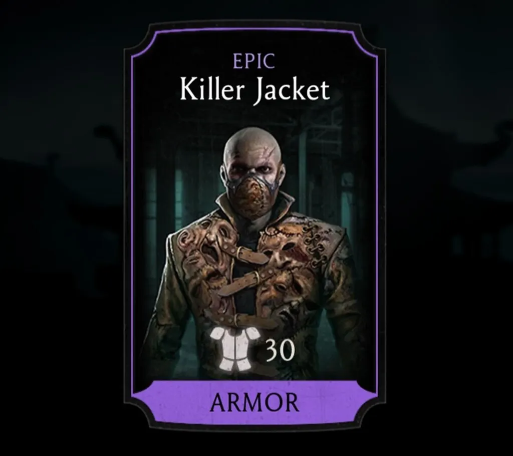Killer Jacket, Epic Equipment, Armor, Nightmare Tower - MKmobileInfo