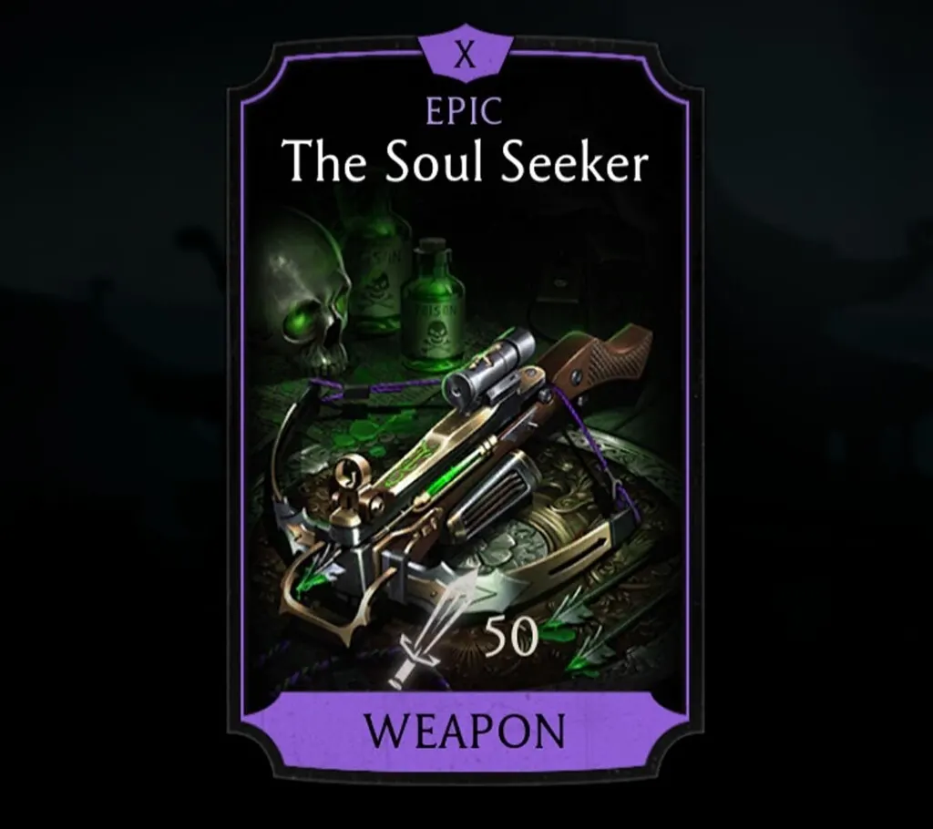 The Soul Seeker, Epic Equipment, Weapon, Dark Queen's Tower - MKmobileInfo
