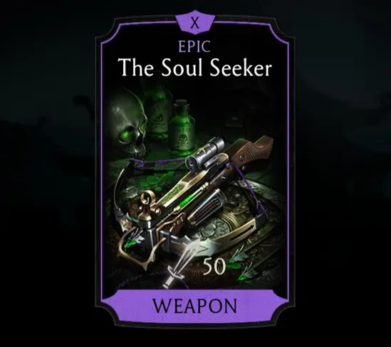 The Soul Seeker, Epic Equipment, Weapon, Dark Queen's Tower - MKmobileInfo