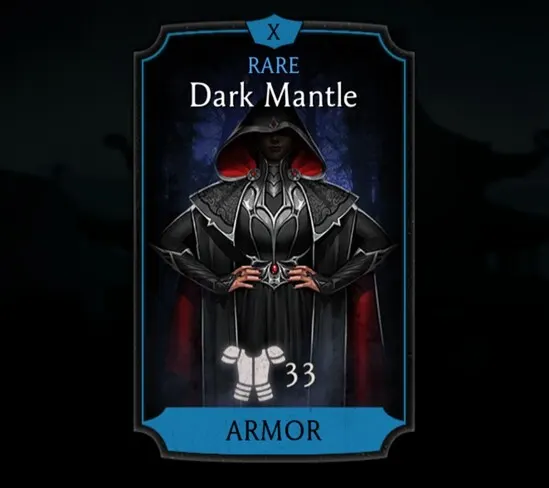 Dark Mantle, Rare Equipment, Armor, Dark Queen's Tower - MKmobileInfo