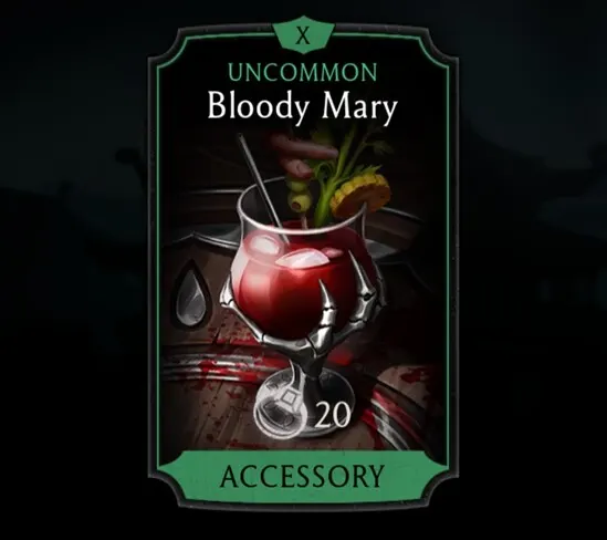 Bloody Mary, Uncommon Equipment, Accessory, Dark Queen's Tower - MKmobileInfo