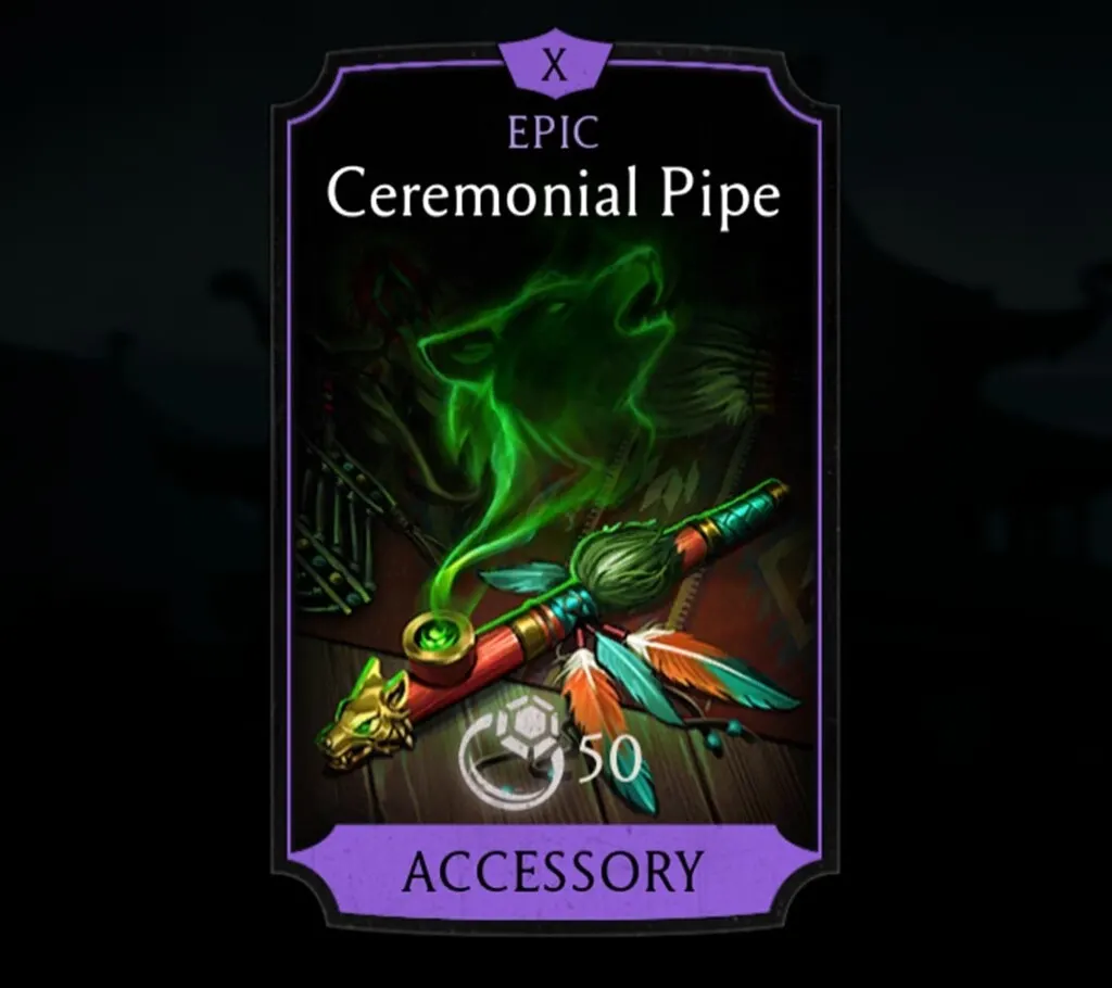 Ceremonial Pipe, Epic Equipment, Accessory, Elder Wind Tower - MKmobileInfo