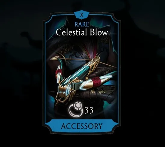 Celestial Blow, Rare Equipment, Accessory - MKmobileInfo