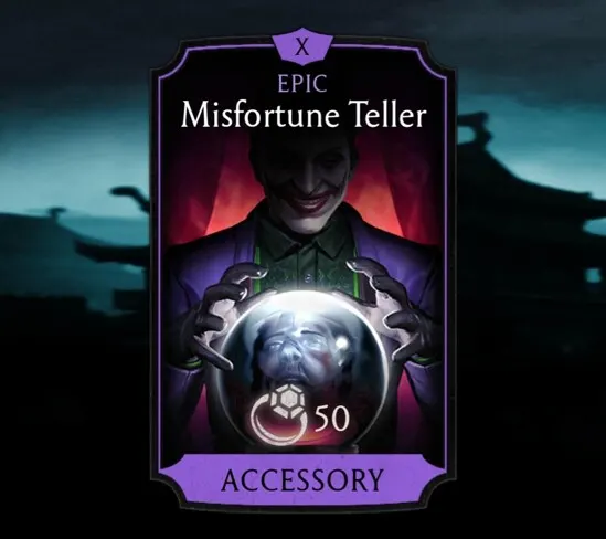 Misfortune Teller, Epic Equipment, Accessory, Twisted Tower - MKmobileInfo