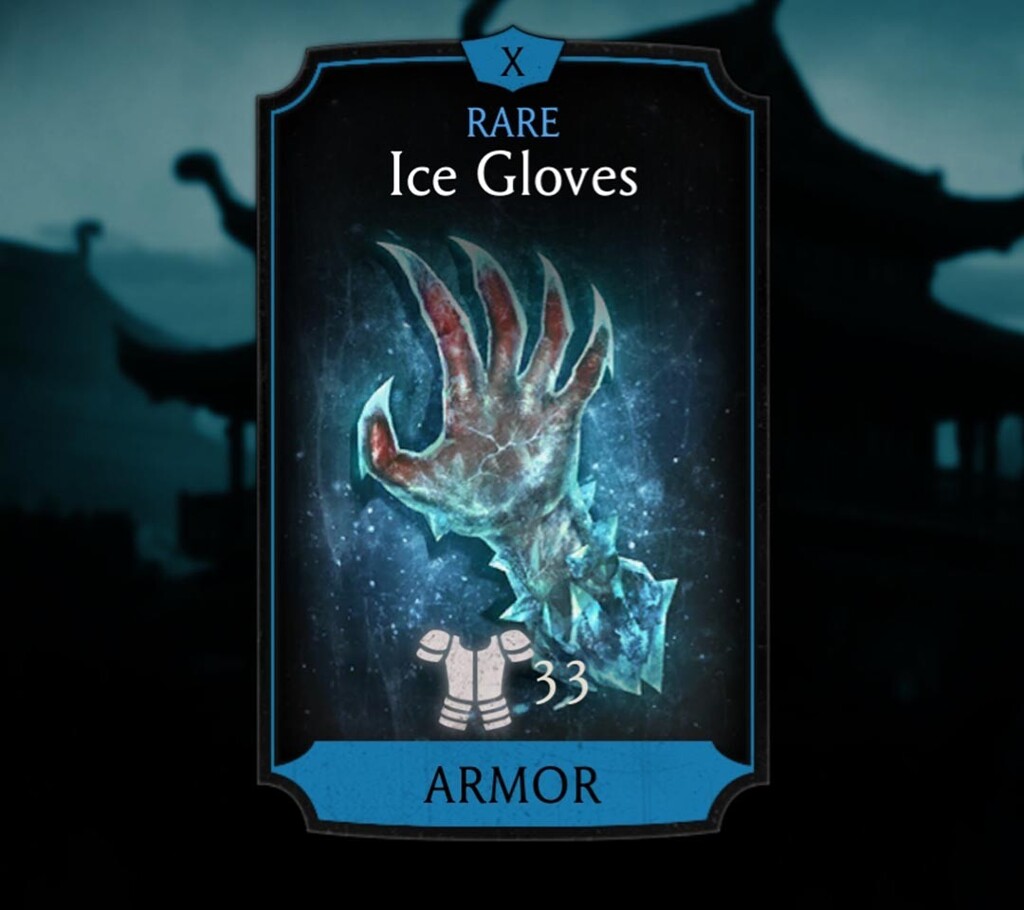 Ice Glove, Rare Equipment, Armor, Lin Kuei - MKmobileInfo