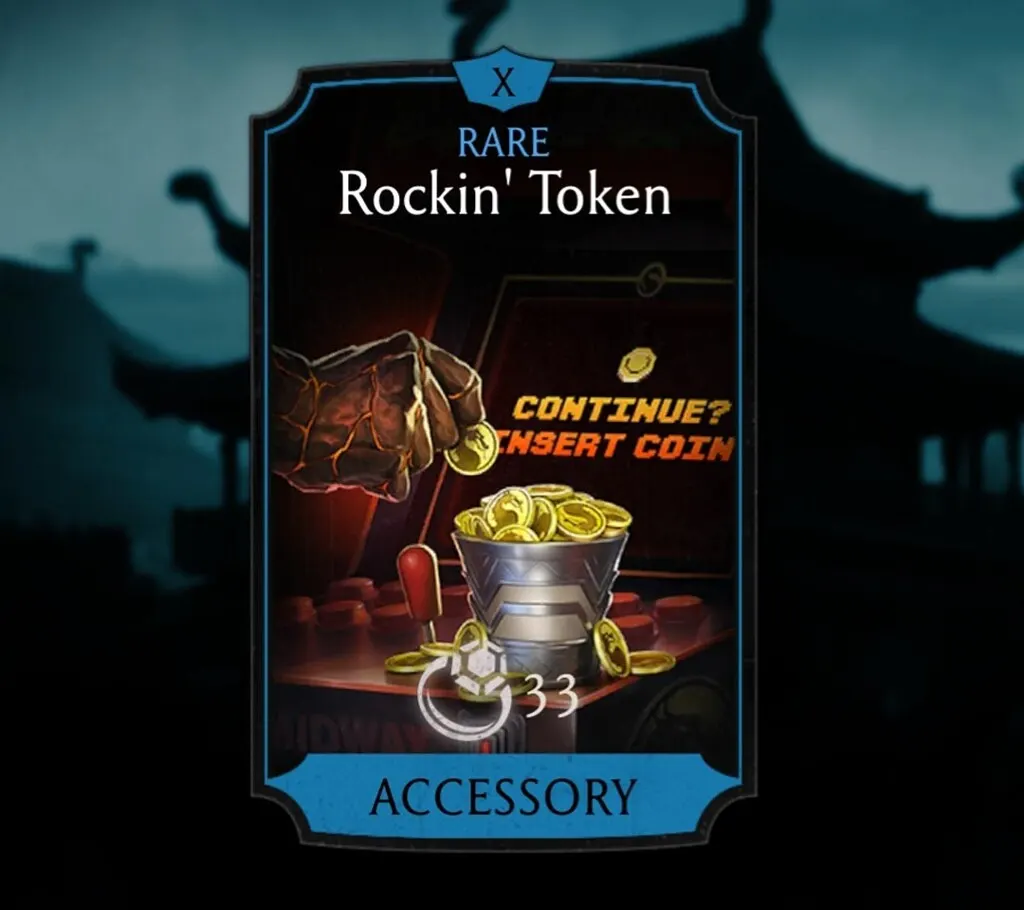 Rockin' Token, Rare Equipment, Accessory, Klassic Tower - MKmobileInfo