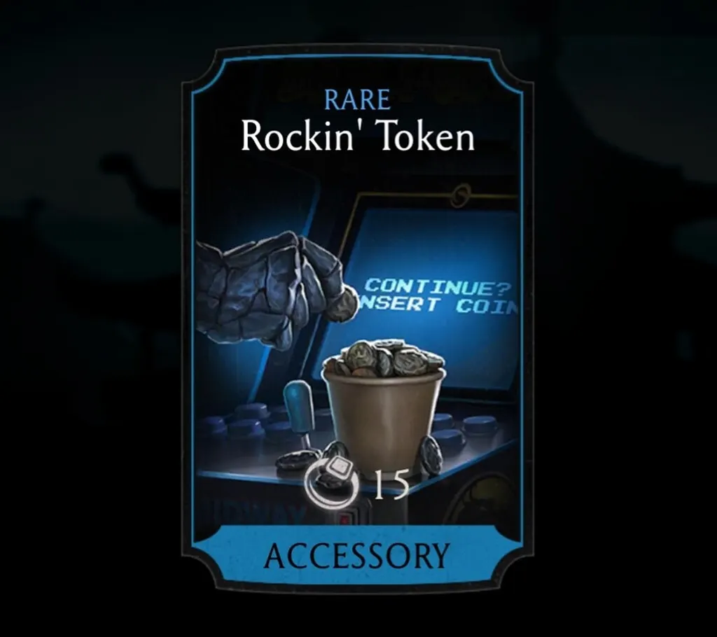 Rockin' Token, Rare Equipment, Accessory, Klassic Tower - MKmobileInfo