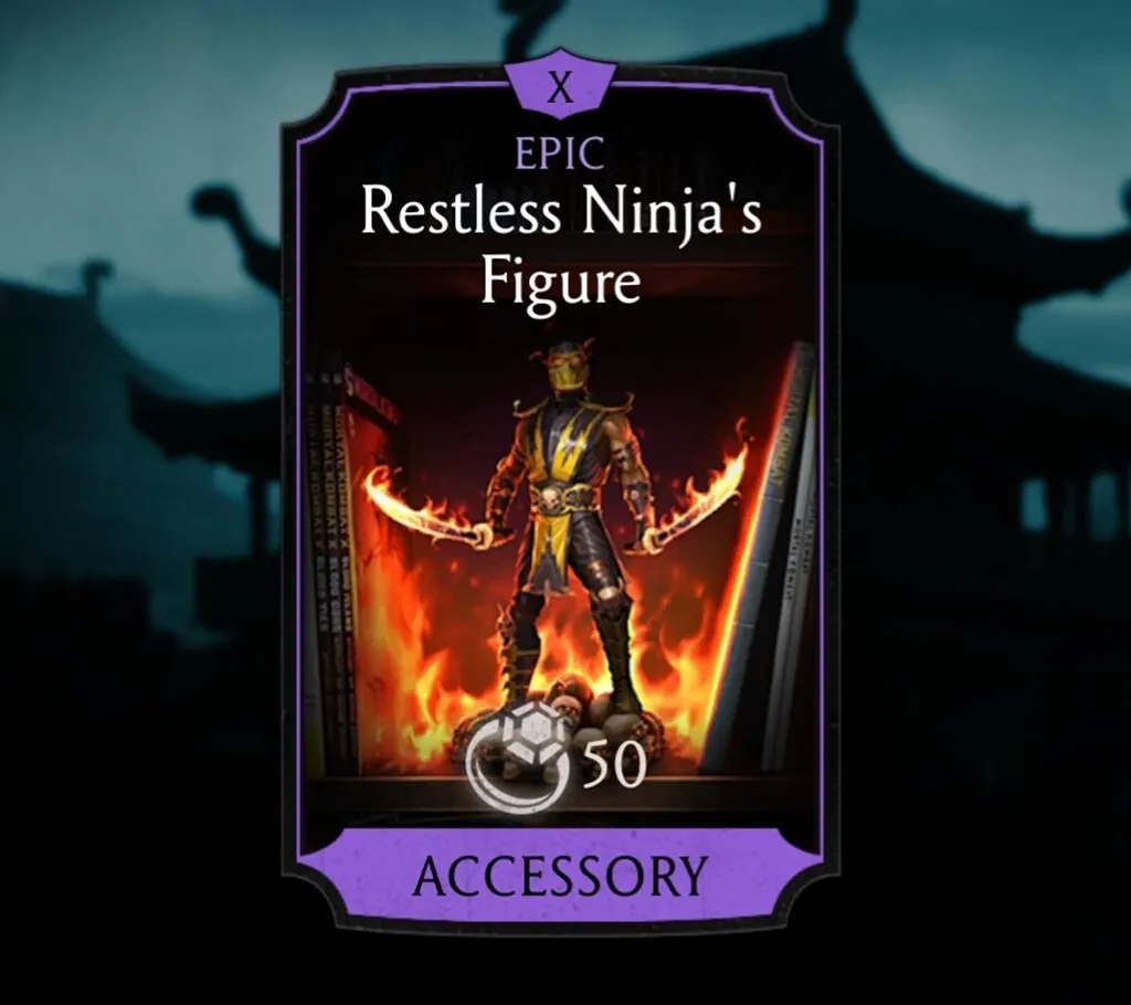 Restless Ninja's Figure, Epic Equipment, Accessory, Klassic Tower - MKmobileInfo