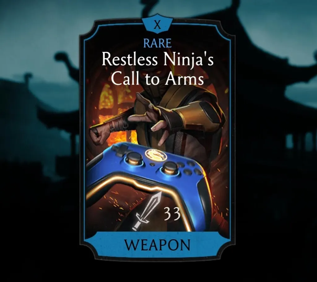 Restless Ninja's Call to Arms, Rare Equipment, Weapon, Klassic Tower - MKmobileInfo