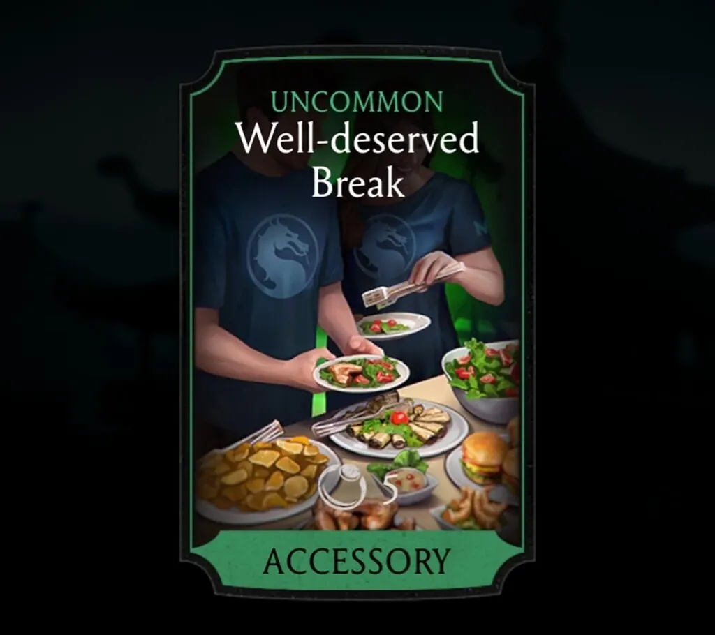 Well-deserved Break, Uncommon Equipment, Accessory, Action Movie Tower - MKmobileInfo