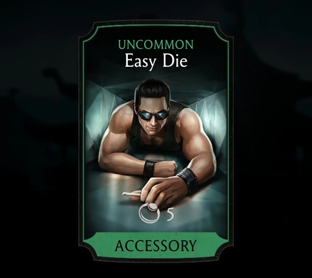 Easy Die, Uncommon Equipment, Accessory, Action Movie Tower - MKmobileInfo