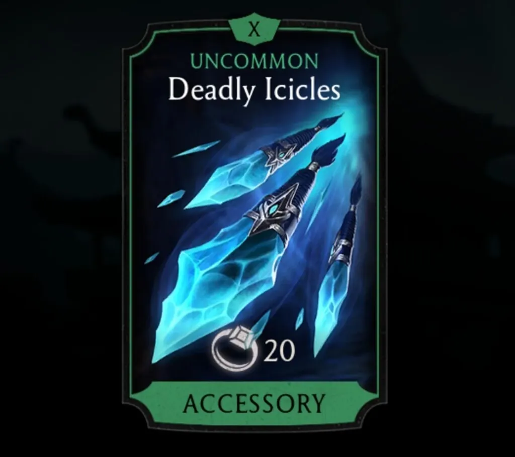 Deadly Icicles, Uncommon Equipment, Accessory, Kold War - MKmobileInfo