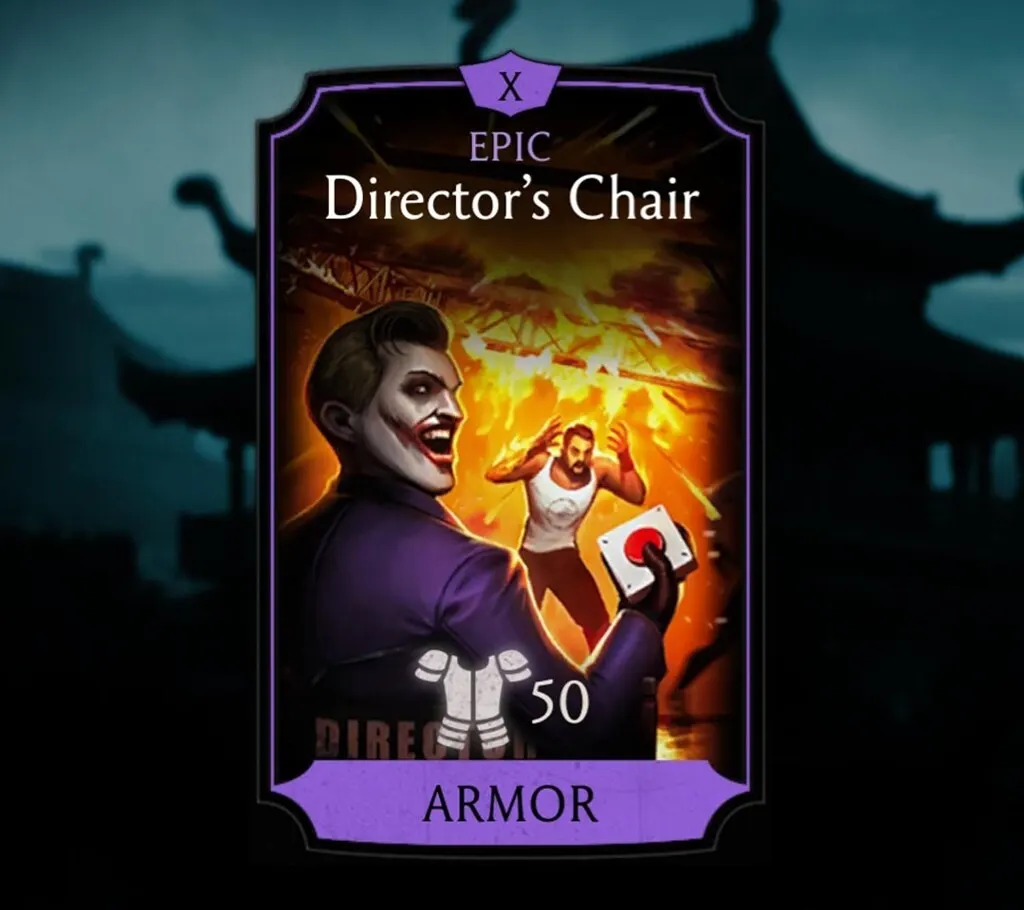 Director's Chair, Epic Equipment, Armor, Action Movie Tower - MKmobileInfo