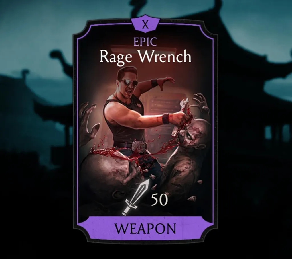 Rage Wrench, Epic Equipment, Weapon, Action Movie Tower - MKmobileInfo