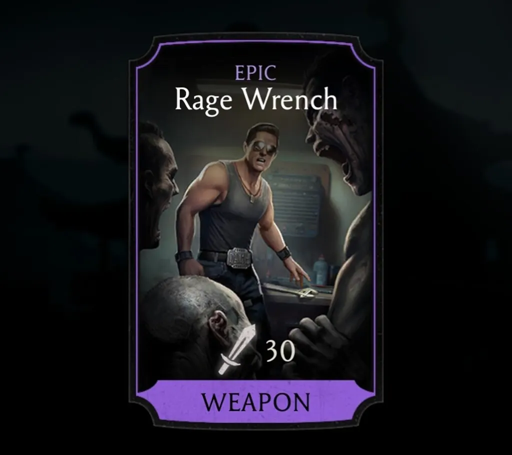 Rage Wrench, Epic Equipment, Weapon, Action Movie Tower - MKmobileInfo