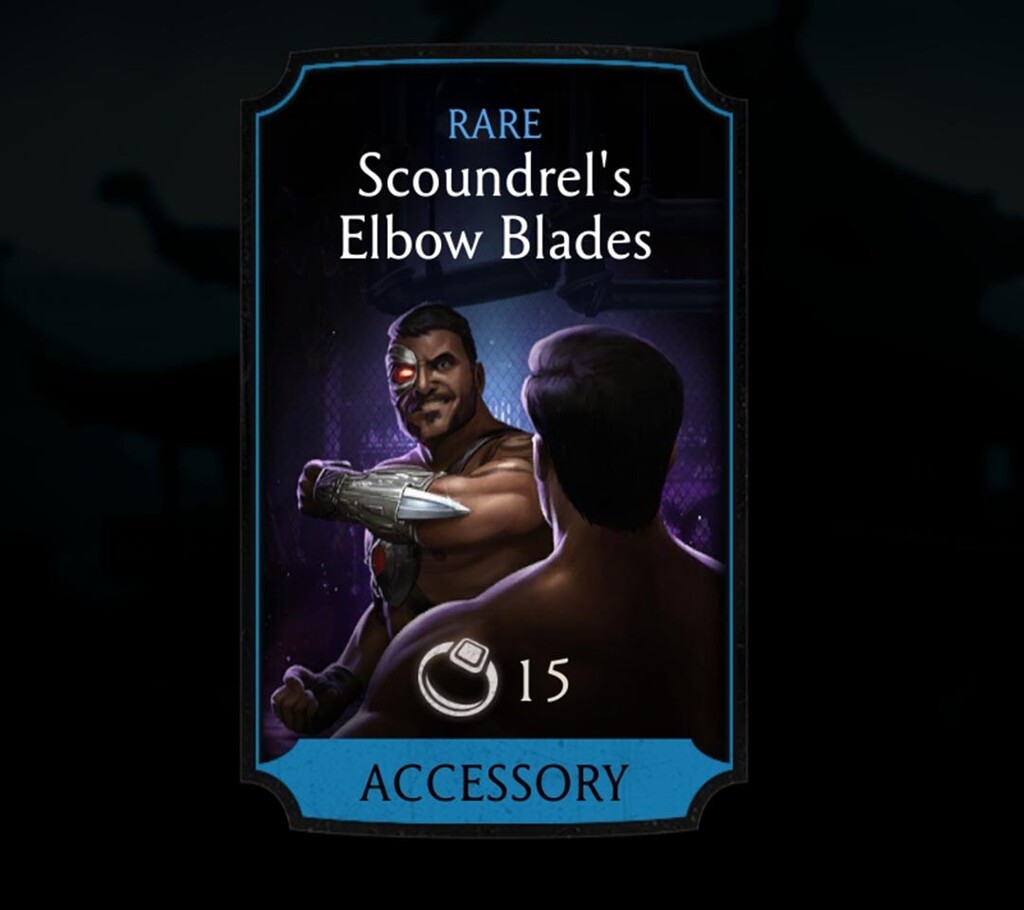 Scoundrel's Elbow Blades, Rare Equipment, Accessory, Black Dragon - MKmobileInfo