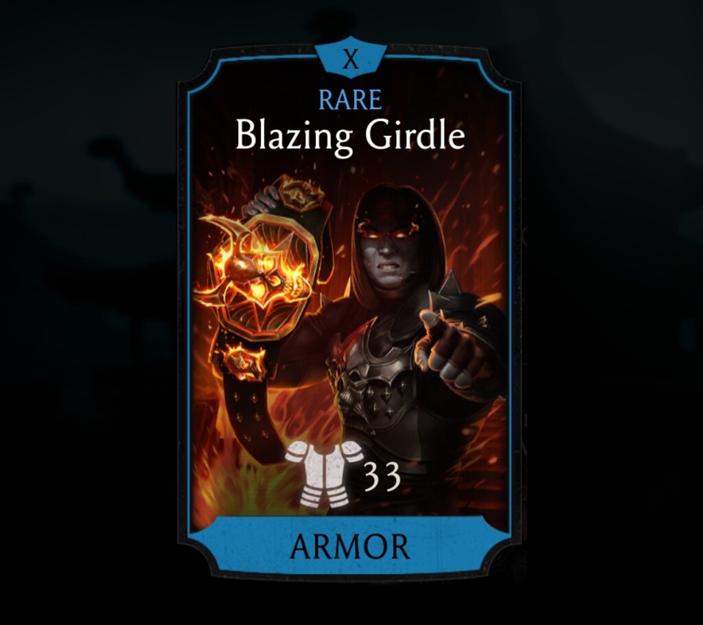 Blazing Girdle, Rare Equipment, Armor, Hellspawn Tower - MKmobileInfo
