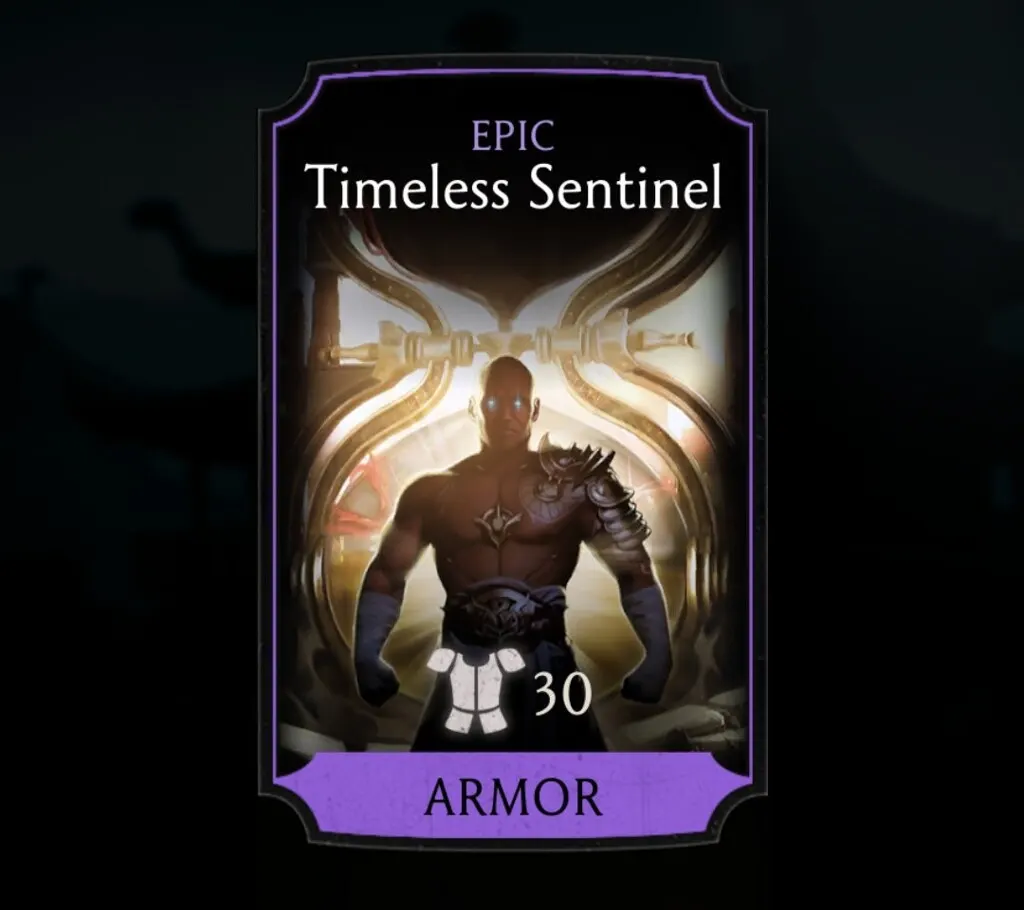 Timeless Sentinel, Epic Equipment, Armor, Tower of Time - MKmobileInfo