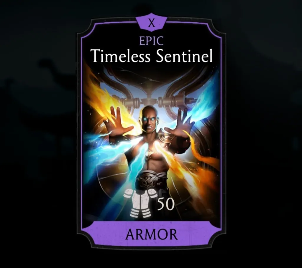 Timeless Sentinel, Epic Equipment, Armor, Tower of Time - MKmobileInfo