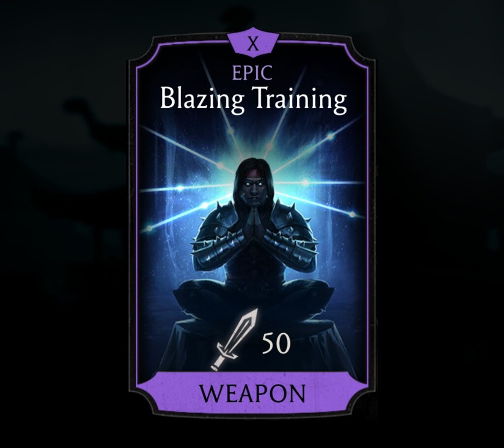 Blazing Training, Epic Equipment, Weapon, Hellspawn Tower - MKmobileInfo