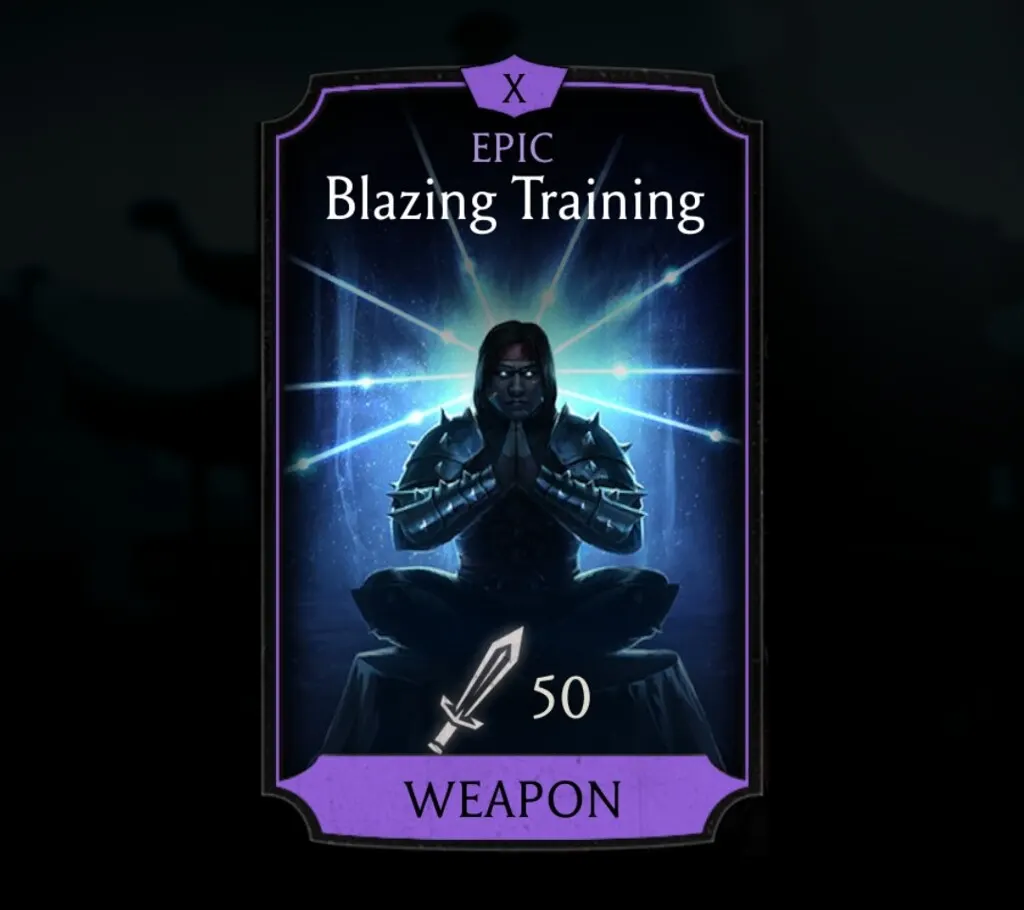 Blazing Training, Epic Equipment, Weapon, Hellspawn Tower - MKmobileInfo