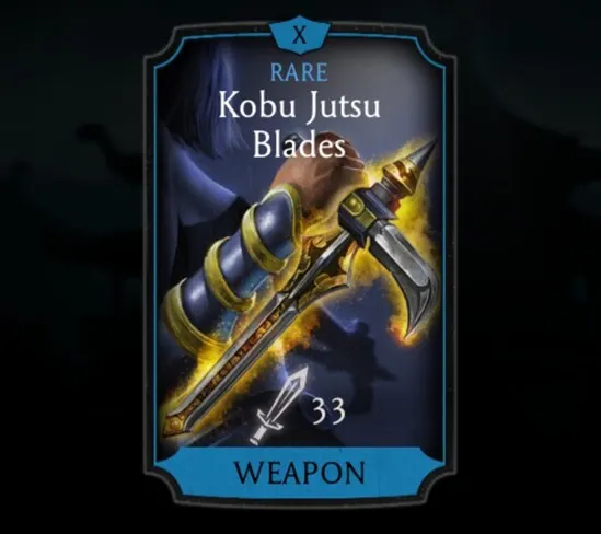 Kobu Jutsu Blades, Rare Equipment, Weapon - MKmobileInfo