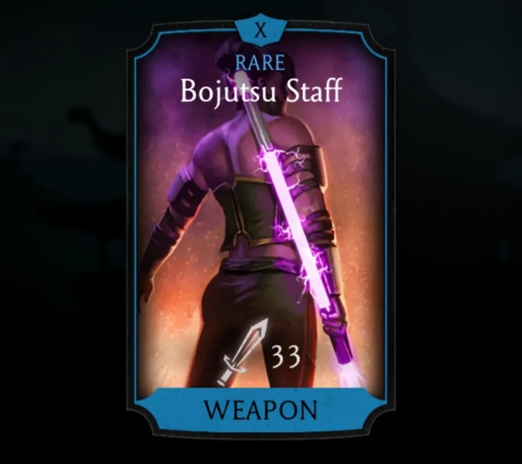 Bojutsu Staff, Rare Equipment, Weapon - MKmobileInfo