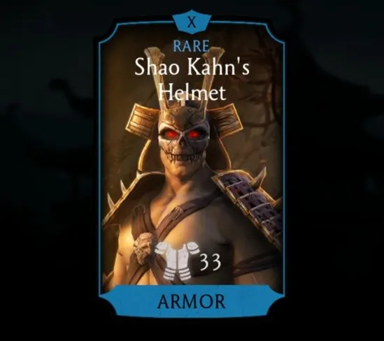 Shao Kahn's Helmet