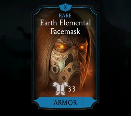 Earth Elemental Facemask