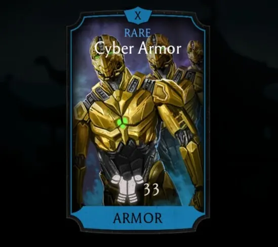 Cyber Armor, Rare Equipment, Armor - MKmobileInfo
